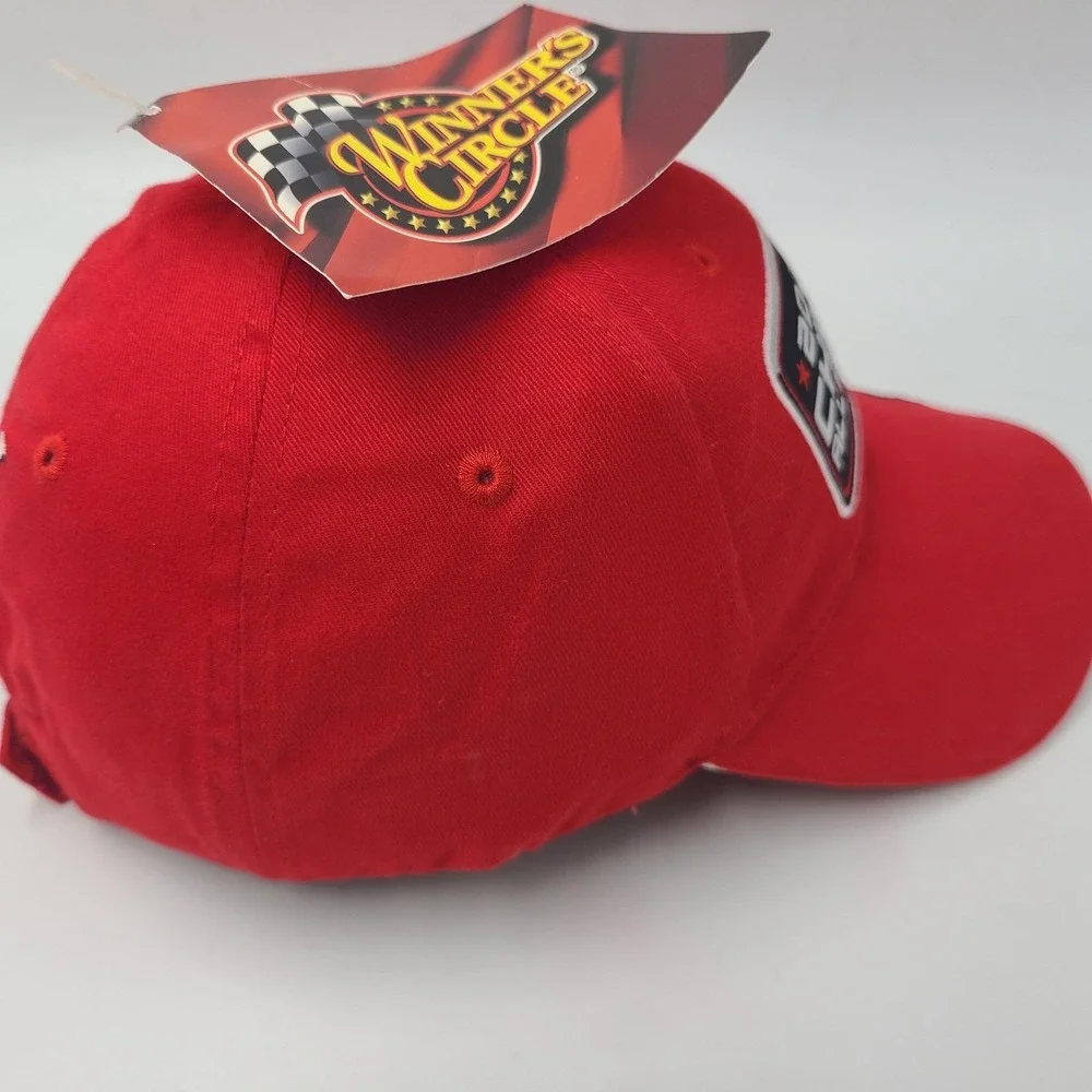 Vintage Dale Earnhardt Jr Hat Red NASCAR #8 MLB 2003‎ Chicago All Star Game Men